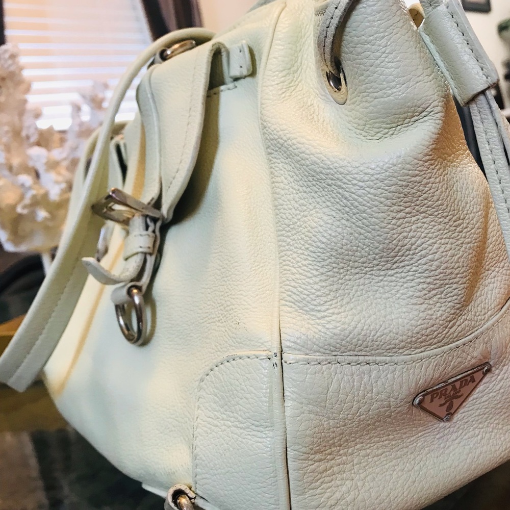 Authentic Prada leather handbag